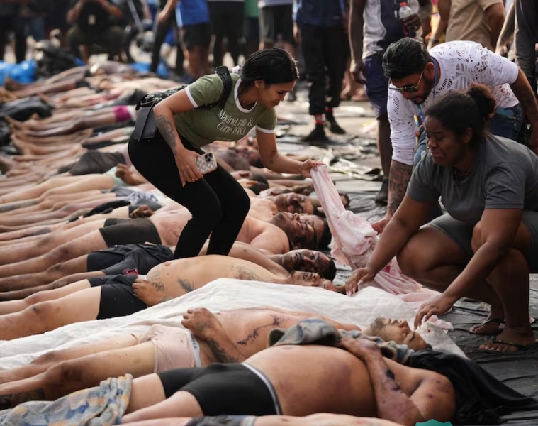 Rio de Janeiro mais de 130 mortos