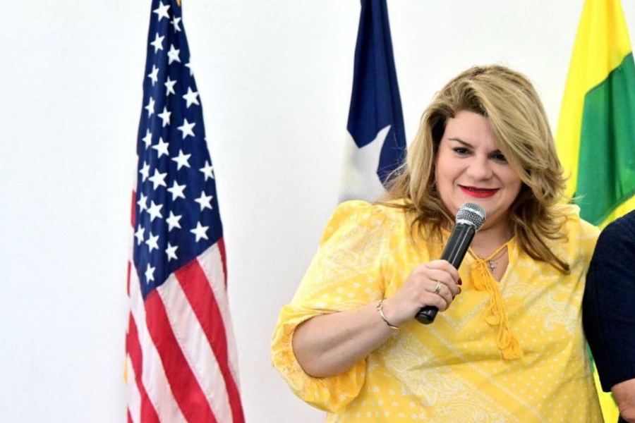 La gobernadora de Puerto Rico, Jenniffer González