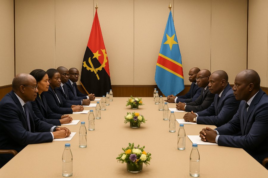 República Democrática do Congo (RDC) enviou uma delegação oficial a Luanda, capital de Angola