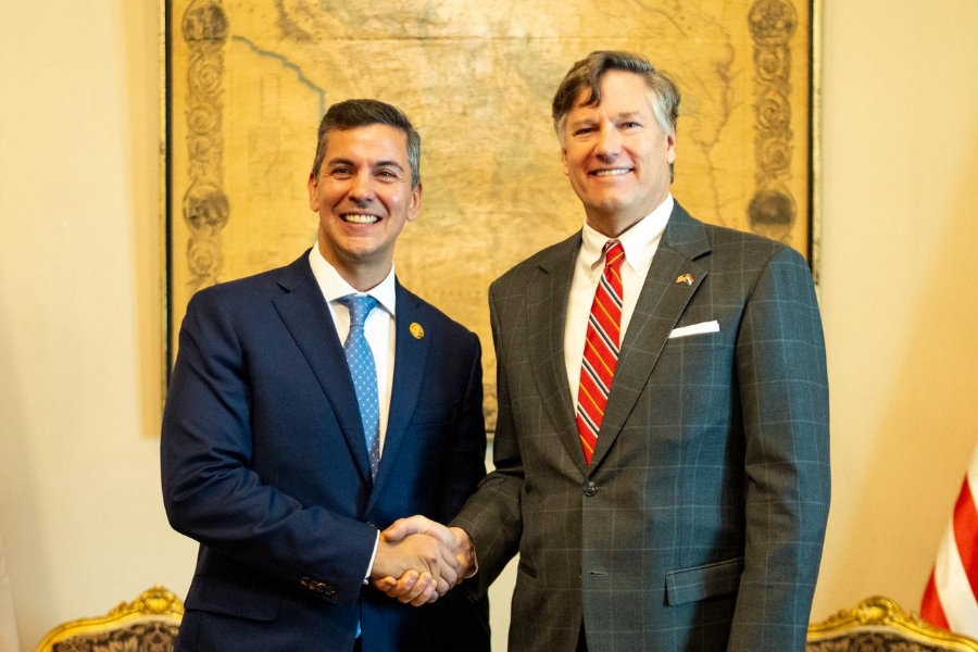 Santiago Peña y Christopher Landau