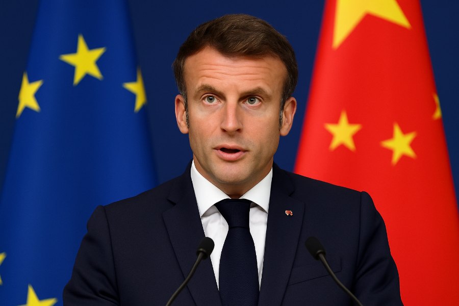 El presidente de Francia, Emmanuel Macron