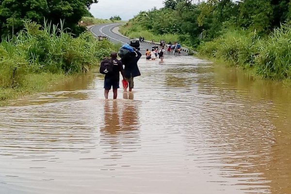 Lluvias intensas en Manica Mozambique