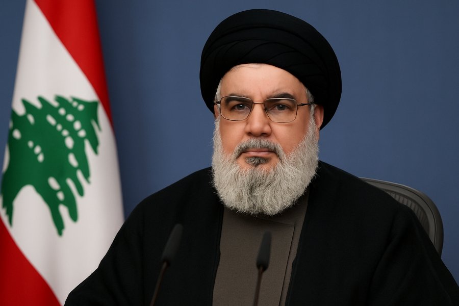El secretario general de Hezbolá, Naim Kasem,