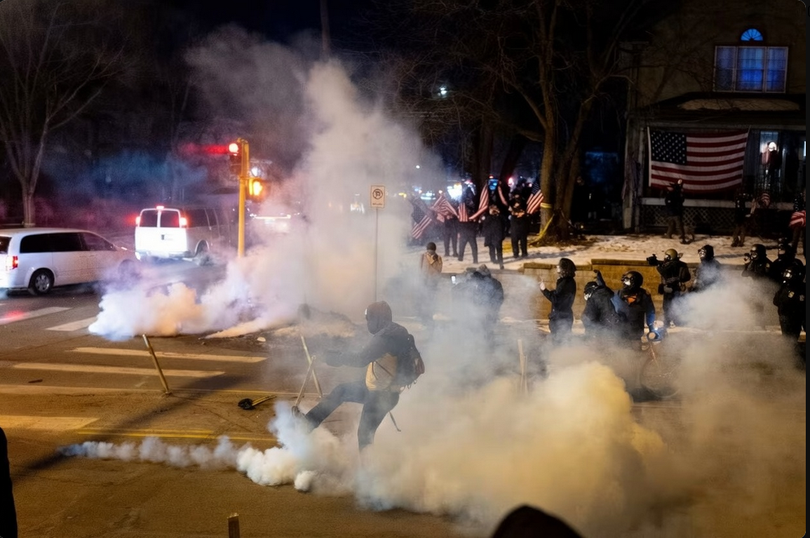 Máxima tensión en Minneapolis, USA