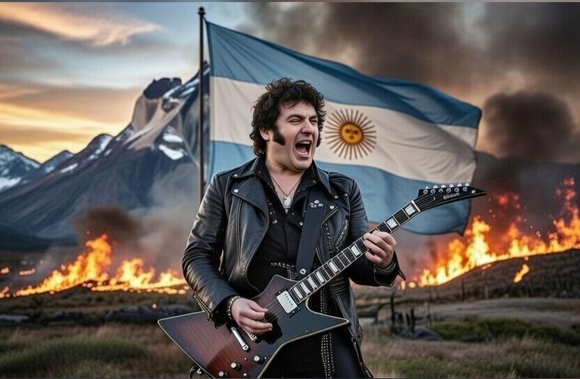 La Patagonia lleva un mes en llamas y Milei de gira musical