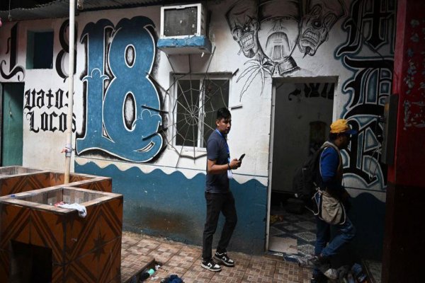 Mural de la mara "Barrio 18"