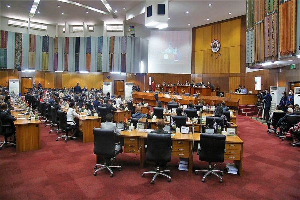 Interior del parlamento de Timor Leste