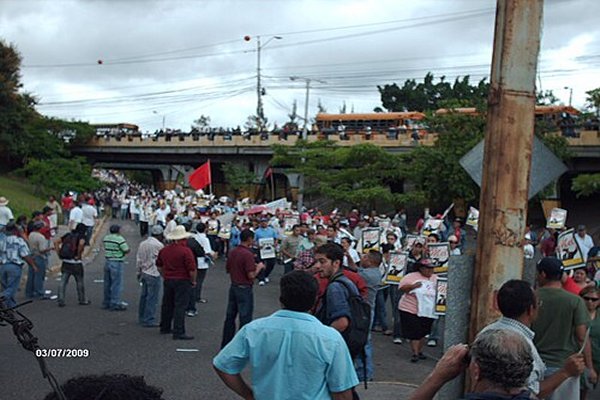 Las protestas por parte de los simpatizantes de Libre