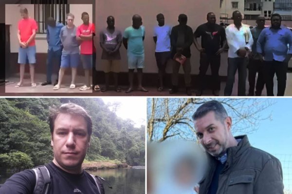 Fotos andaluces detenidos en Guinea
