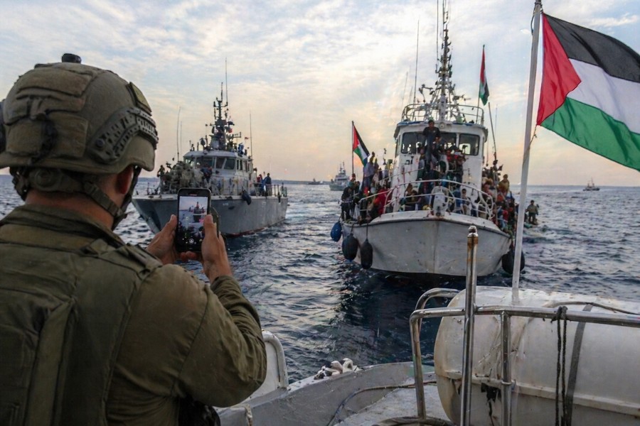 Israel intercepta veintiún barcos de la Flotilla Sumud